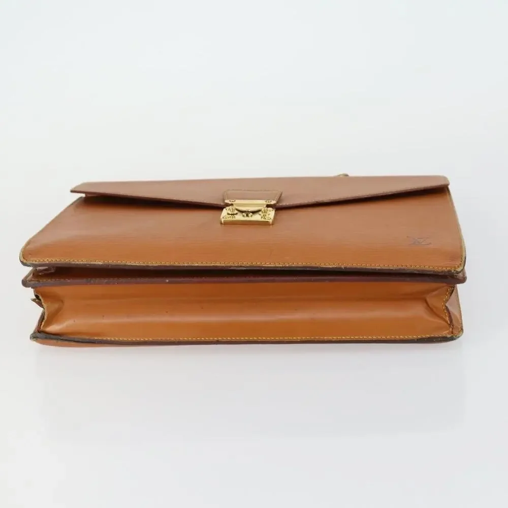 Louis Vuitton Epi Serviette Conseiller Briefcase Beige